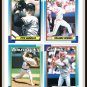 1990 Topps Baseball Trading Cards Lance Parrish Lee Smith Cris Carpenter Fred Toliver