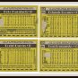 1990 Topps Baseball Trading Cards Lance Parrish Lee Smith Cris Carpenter Fred Toliver