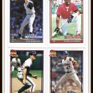 1991 Baseball Trading Cards Topps 40 Years Joe Girardi Ken Howell Gene Harris Donnie Hill