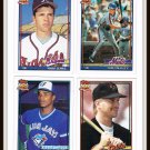1991 Baseball Trading Cards Topps 40 Years Tino Martinez Craig Lefferts Marty Clary
