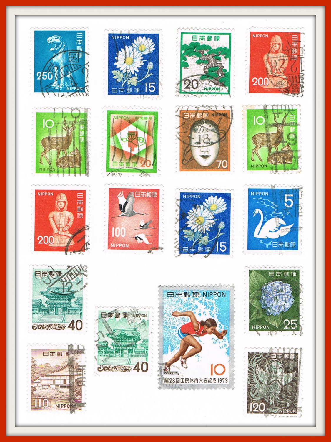 Nippon Japanese Postage Stamps 35