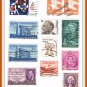 12 Mixed Lot USA United States Postage Stamps Vintage