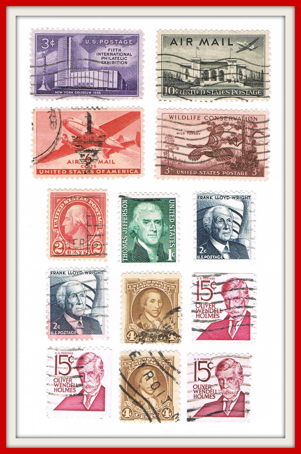 USA United States Postage Stamps Vintage 13
