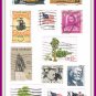 12 Mixed United States Postage Stamps Vintage U.S.A.