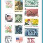 13 Mixed United States Postage Stamps Vintage U.S.A.