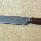 Old Vintage Stainless Steel Maroon Handle Butter Table Knife Spreading Old Vintage Stainless Steel Maroon Handle Butter Table Knife Spreading