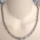 Silver Fancy Link Chain Necklace Vintage Jewelry 1960s Silver Fancy Link Chain Necklace Vintage Jewelry 1960s