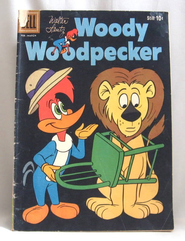 Woody Woodpecker No. 59 Comic Book Dell 1960 Vintage