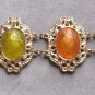 Chunky Colorful Large Retro Cabochon Bracelet Vintage Jewelry 1960s