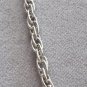 White Bead Silver Tassel Pendant Necklace Vintage 1960s Jewelry