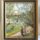 Artist Maurice Utrillo Vintage Framed Art Print Wall Decor Made In France Vintage 1970