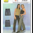 Young Fashion Burda Sewing Pattern #8562 Pants & Skirt Sizes 8 to 22