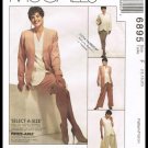 Misses Wardrobe McCall's Sewing Pattern No. 6895 Sizes 16 to 20 Jacket Vest Skirt Pants