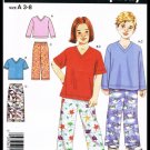 Simplicity Sewing Pattern No. 4336 Children Boys & Girls Pants Tops Sizes 3 to 8