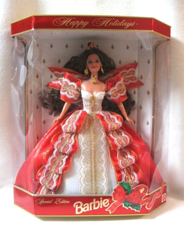Happy Holidays Barbie Doll Special Edition 10th Anniversary 1997 Mattel 