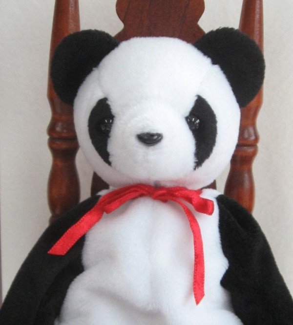 fortune panda beanie baby