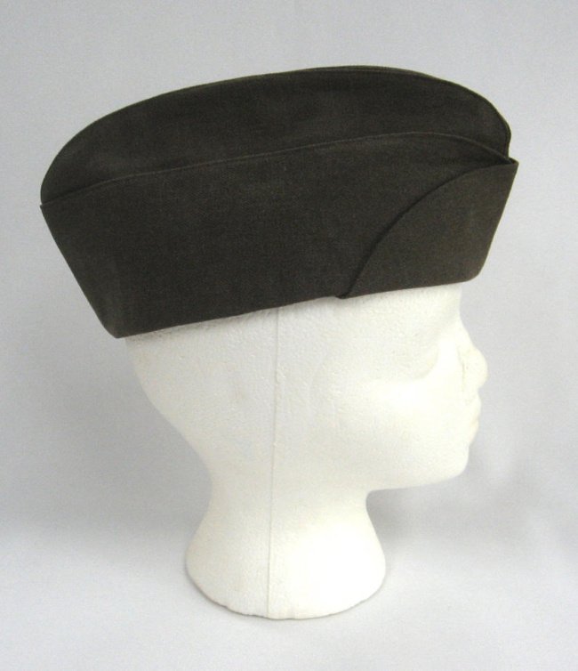U.S. United States Marines Cap Hat Garrison Wool Serge Green Vintage ...