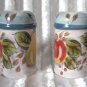 Large Ceramic Salt And Pepper Shakers Black Forest Fruits Heritage Mint LTD