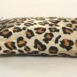 Leopard Print Cosmetic Bag Makeup with Mirror