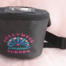 Black Embroidered Waist Fanny Pack Bag Hollywood Casino Chicago Aurora Illinois