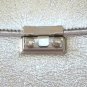 Flashy Fancy Silver Metallic Handbag Purse Vintage 1980s