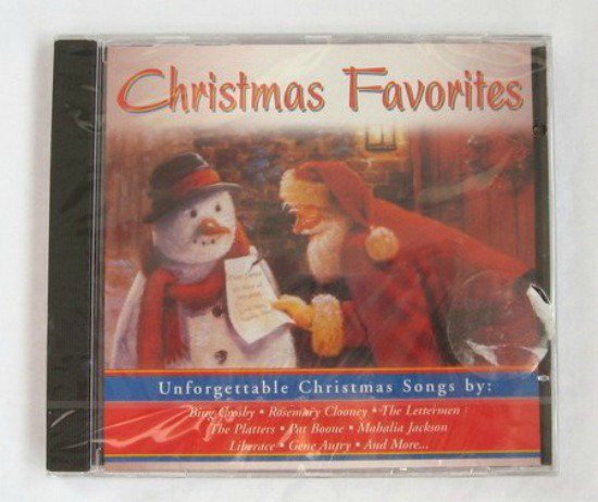 Christmas Favorites 20 Unforgettable Christmas Songs Music CD