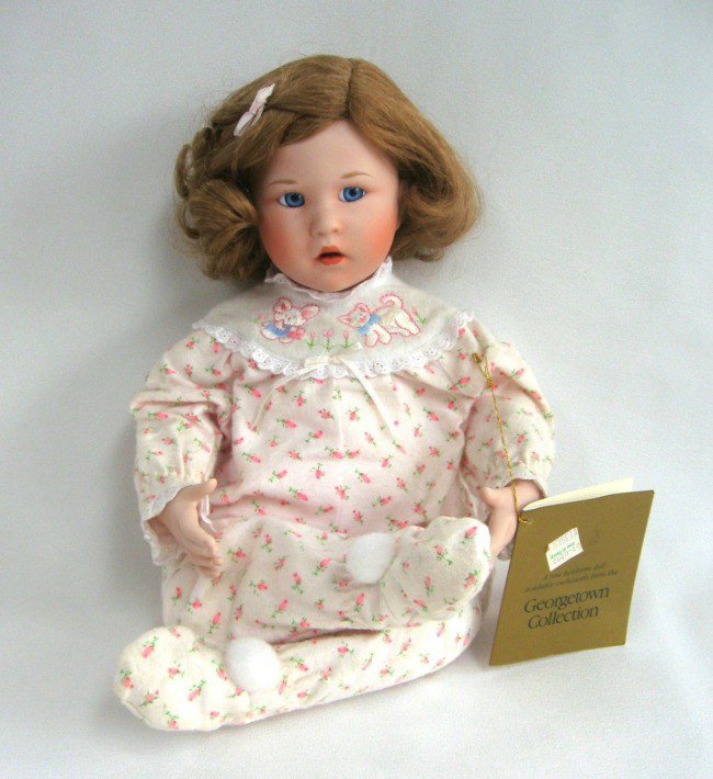 Katie Porcelain Doll 1989 Brigitte Deval Heirloom Georgetown