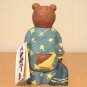Enesco Cuddles Teddy Bear Figurine Artist Sande Elkins Limited Edition
