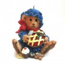 Little Brown Teddy Bear Figurine Cherry Pie And Cupcake Little Brown Teddy Bear Figurine Cherry Pie And Cupcake
