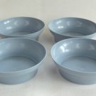 Country Blue Retro Microwave Bowls By Anchor Hocking 80's Set Of 4 Country Blue Retro Microwave Bowls By Anchor Hocking 80's Set Of 4
