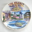 New Orleans Louisiana Porcelain Collector's Plate Vintage Norleans Japan New Orleans Louisiana Porcelain Collector's Plate Vintage Norleans Japan