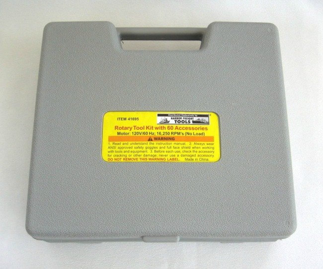 60 Pc. Rotary Tool Kit Harbor Freight Tools