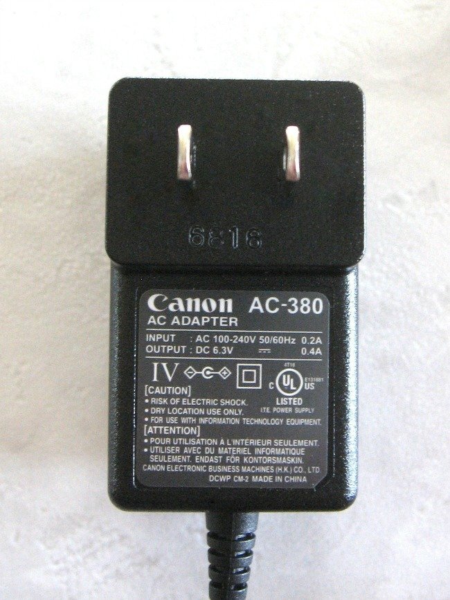 Canon ac adapter k30270 схема