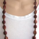 Maroon Burgundy Fancy Beaded Necklace Vintage Retro 1960s Jewelry Maroon Burgundy Fancy Beaded Necklace Vintage Retro 1960s Jewelry