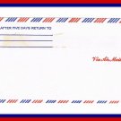 Vintage United States Airmail Envelope 60's