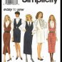 Simplicity Sewing Pattern 8546 Easy To Sew Misses Jumper Dress In Two Lengths Sizes P 12-16