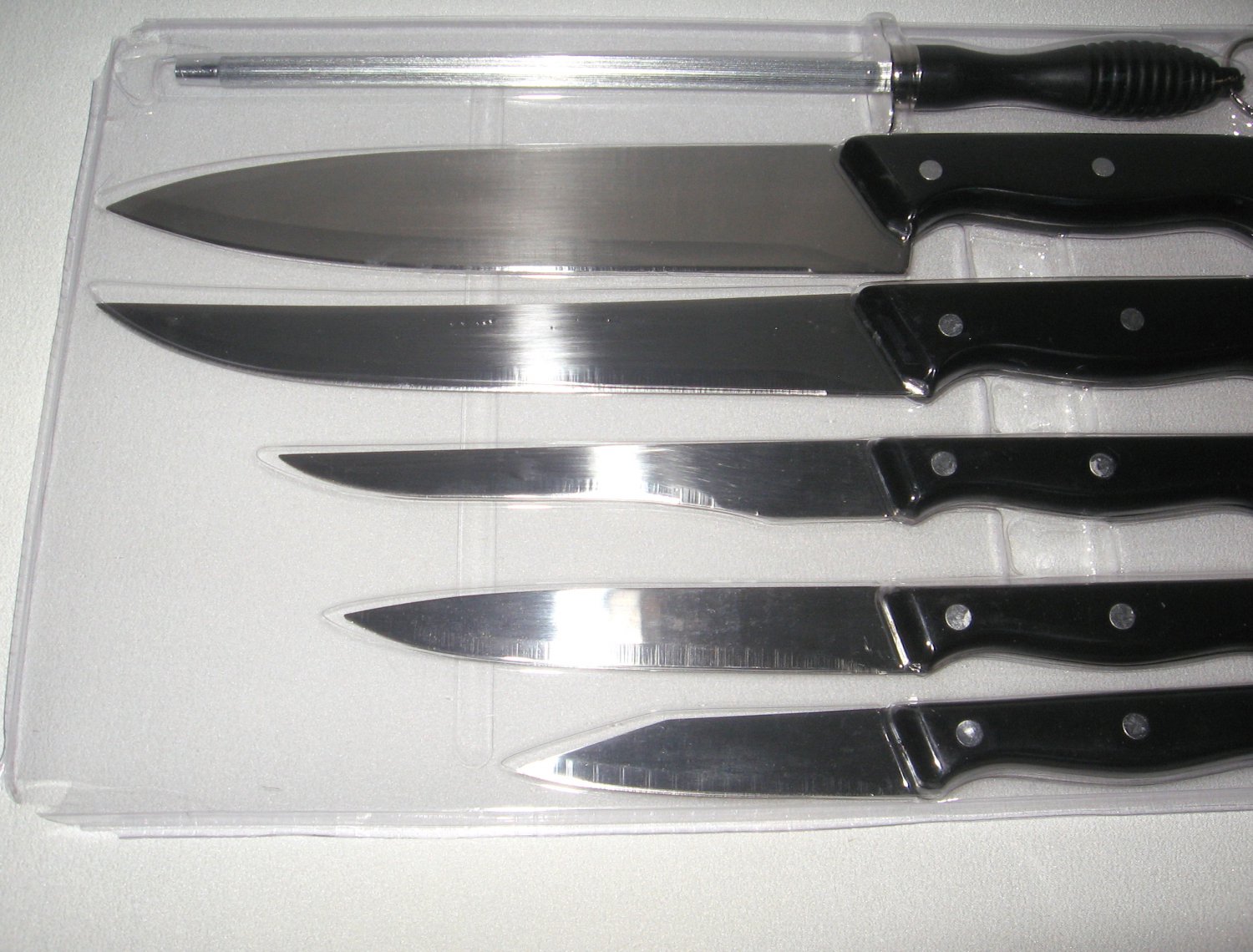 7 Piece Cutlery Set with Cutting Board Omaha Steaks Knife Set Knives