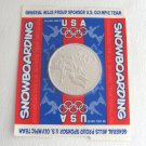 1998 USA Olympic Team NAGANO Japan Snowboarding Novelty Coin Sponsor General Mills