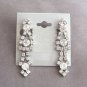 Sparkly Dangle Rhinestone Earrings Glitzy Retro Vintage 1950s