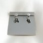 Silver Hoops Clip On Earrings 2 Pair Retro Vintage Jewelry 1970s