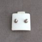 Silver Initial V Earrings Retro Hypo Allergenic Vintage 1970s