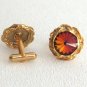 Multi Colored Rainbow Large Rivoli Stone Cufflinks Vintage 1960s