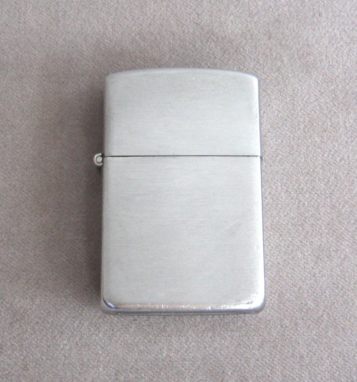 Silver Aluminum Metal Lighter Kron Imperial Japan Vintage 1960s