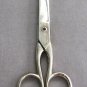 Inlaid Scissors Shears By Richards of Sheffield England Stainless Steel Rustless Vintage