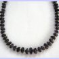 Purple Amethyst Chips Beaded Necklace Retro Vintage 1960s Jewelry