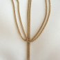 Crystal Aurora Borealis Cluster Saucer Beaded Pendant Necklace Vintage 1960s Jewelry