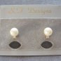 Pearl Necklace 5 Pair Pierced Earrings 6 Pieces Designer Marvella Sears Vintage Jewelry