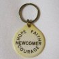 CA Anonymous AA Keychain 12 Step Program Newcomer Hope Faith Courage Vintage 1980s