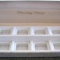 Portable Hinged Top Jewelry Box Dazzling Dozen 12 Compartments Vintage 1960s