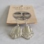 Silver Butterfly Pierced Earrings By Hearts Desire Jewelry Designs Handcrafted Vintage 1990s